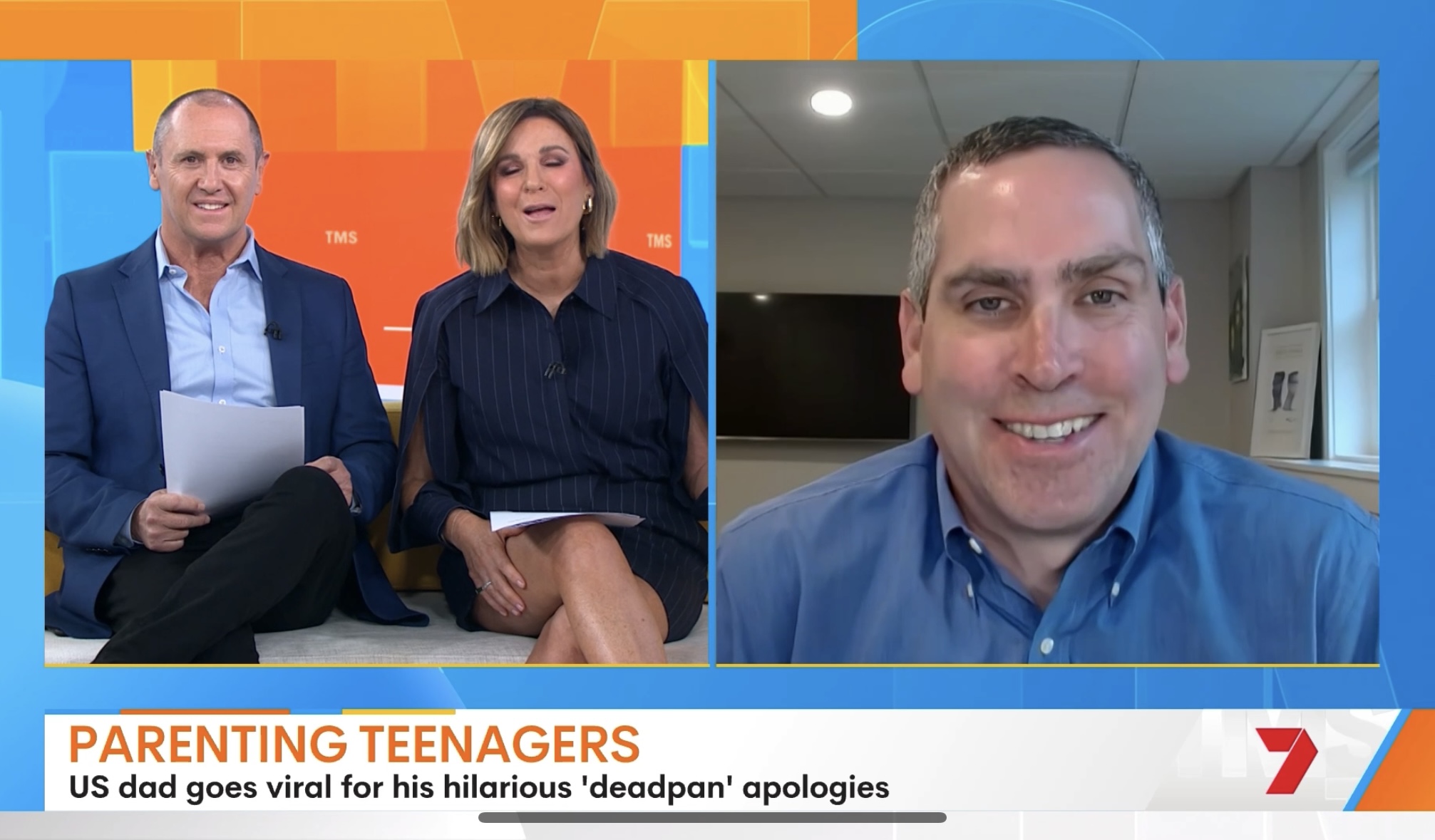 Chip Leighton Interview on Seven Australia
